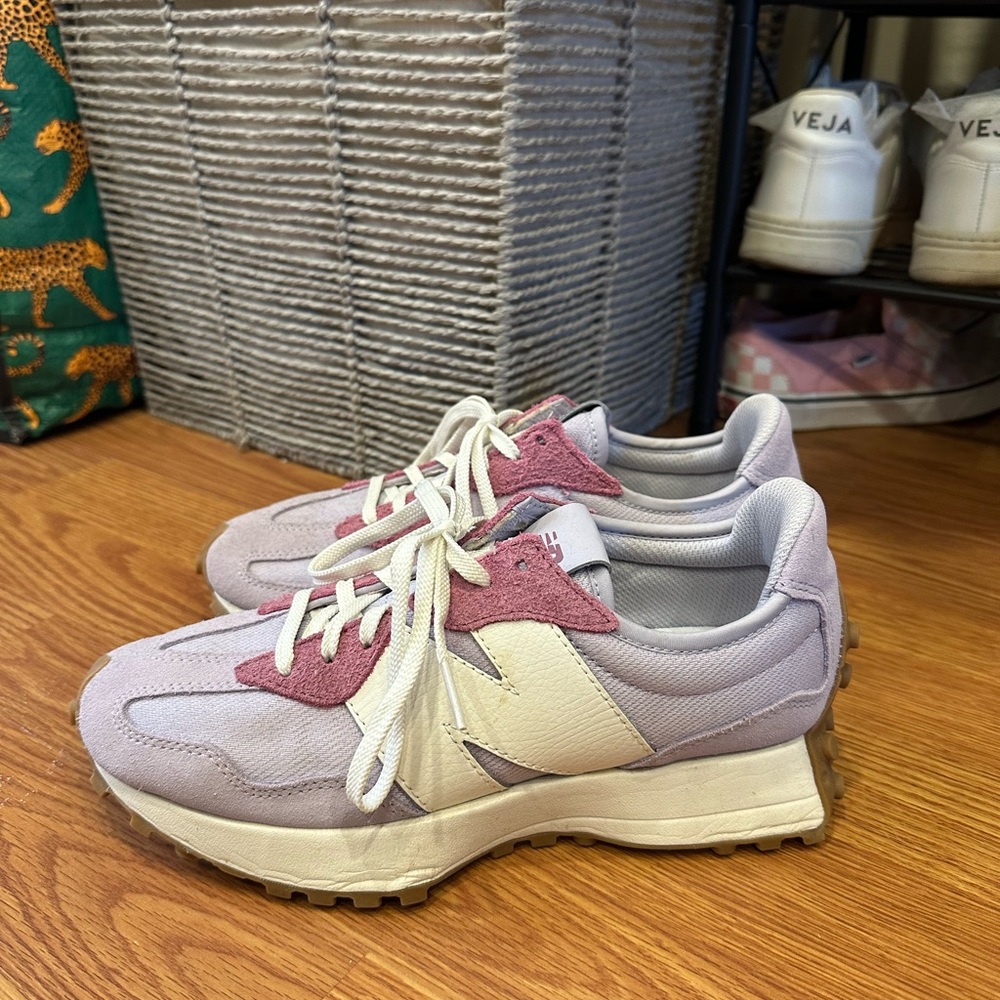 New Balance Women's Purple and Pink Sneakers